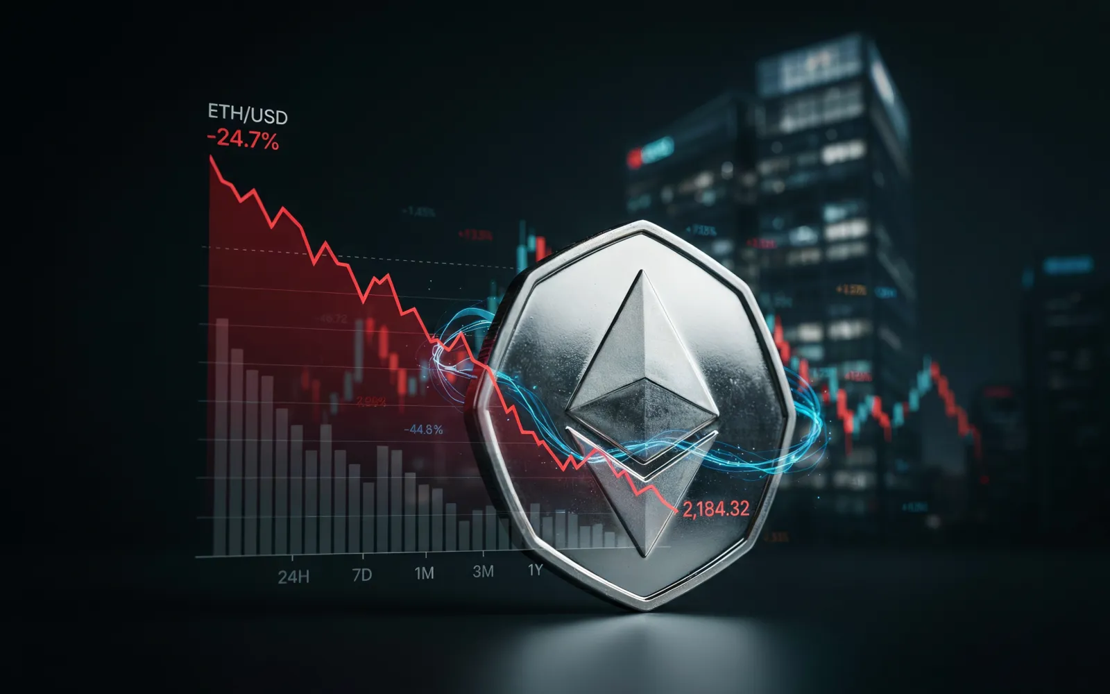 Ethereum Slides to $1,506 as ETF Outflows, Exchange Inflows and Derivatives Deleveraging Intensify