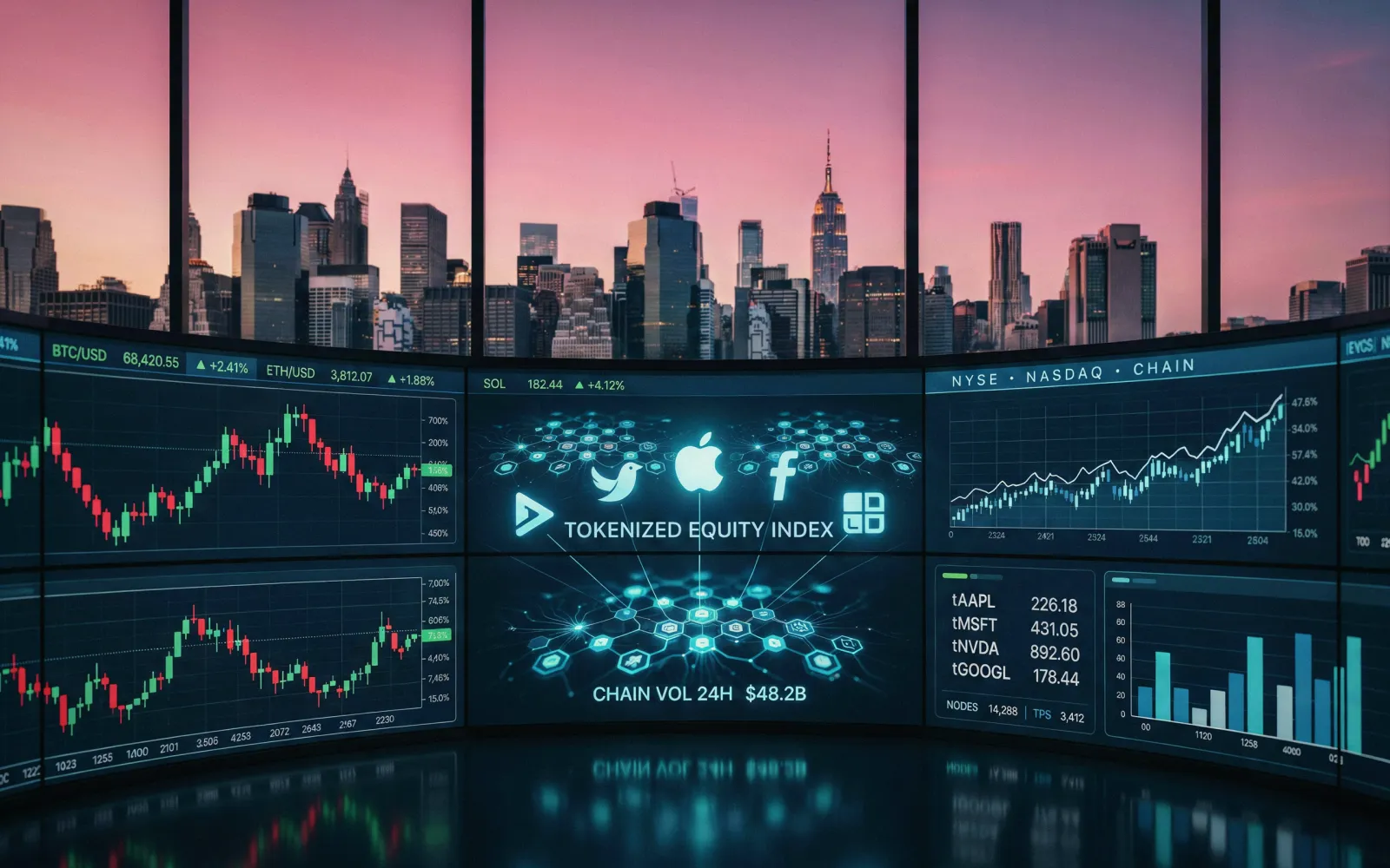 Wall Streets Shift: Major U.S. Firms Announce Plans to Offer Crypto and Tokenized Equity