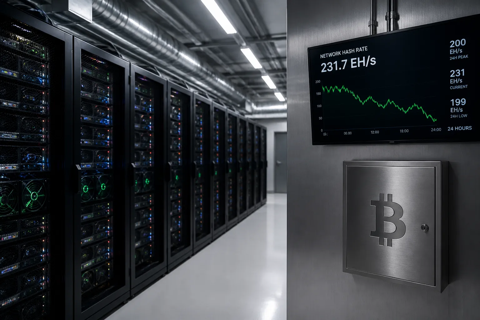 Bitcoin Mining Difficulty to Drop 9.55% in Next Adjustment as Hashrate Falls After June Price Crash