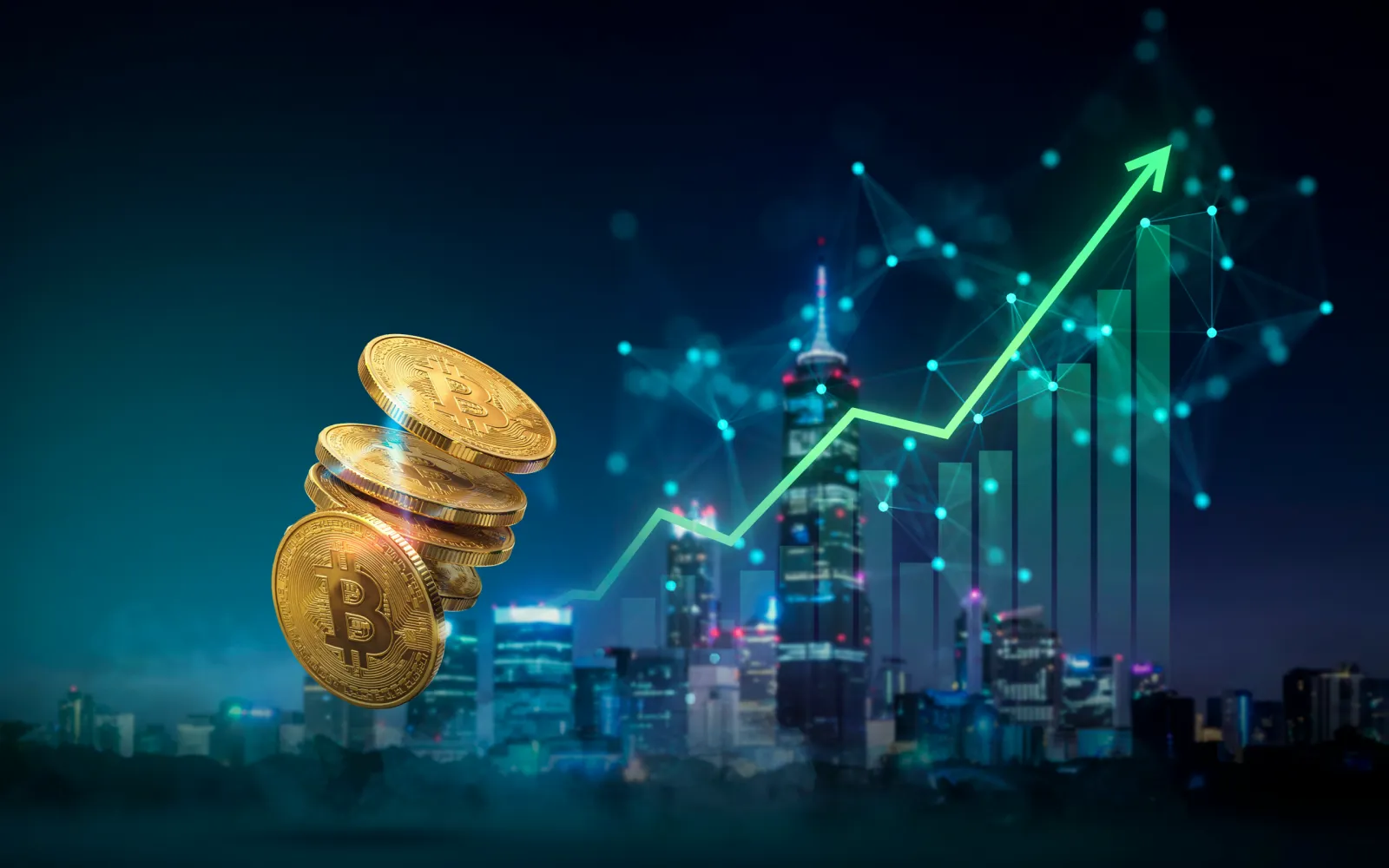 Bitcoin Climbs 4.9% to $67,202 Amid Growing Institutional Interest