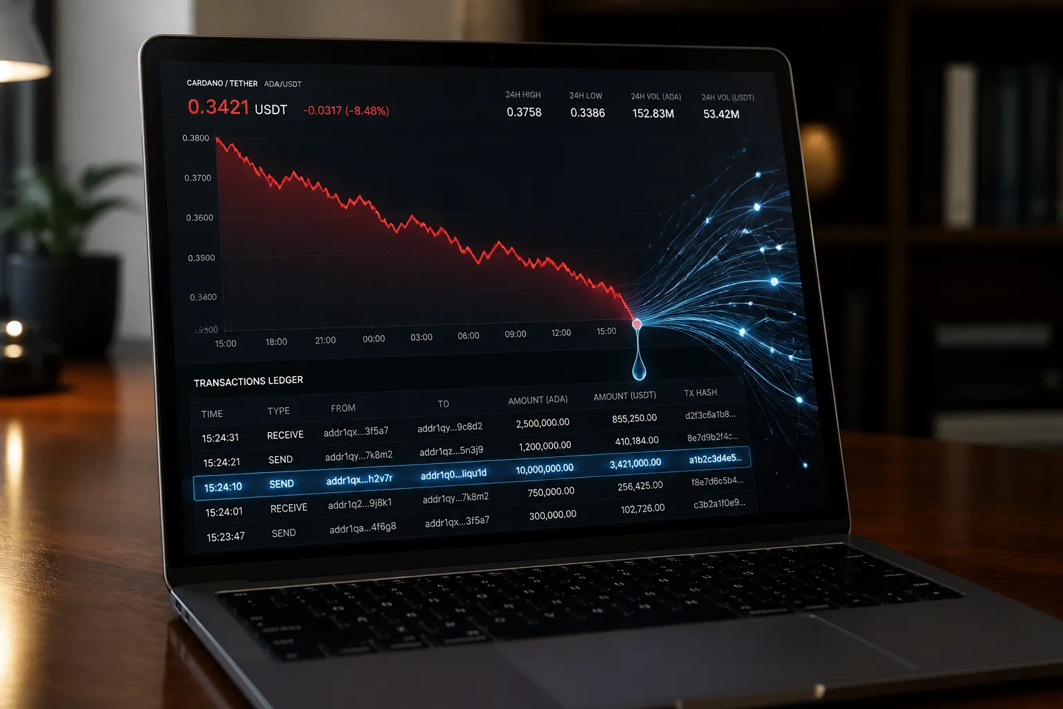 MYX Finance Token Slides Over 12% Amid Large Transfer Activity and Liquidity Woes