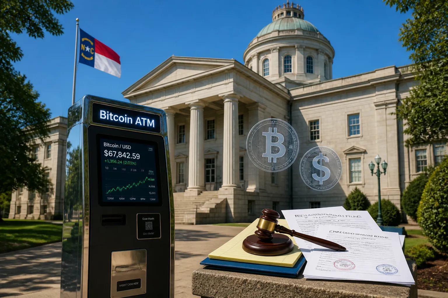 North Carolina House Passes Strict Bitcoin ATM Regulation Bill