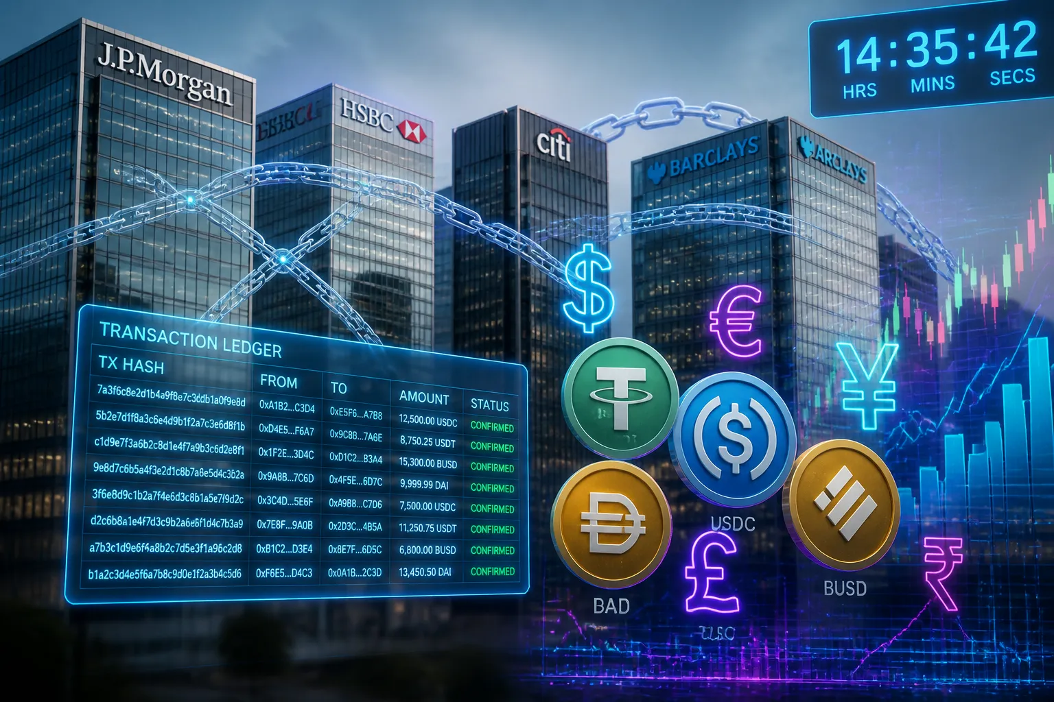 Chainlink Joins 47 Banks in Project Pangea to Test Real-Time Stablecoin FX Settlement