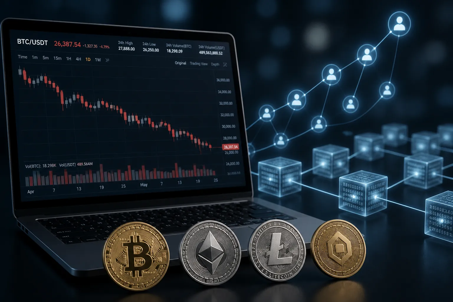 Crypto Market Sees Broad Decline; SocialFi Gains While NFT and Major Coins Slide