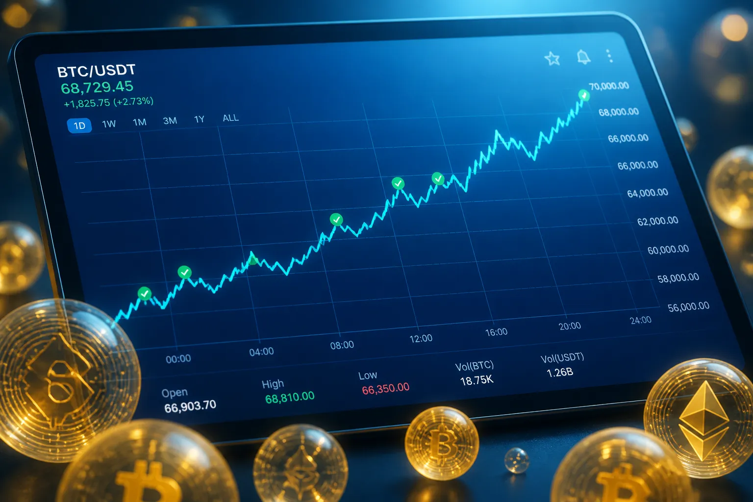 MemeCore (M) Surges 70% Amid Bitcoin and Ethereum Market Stabilization