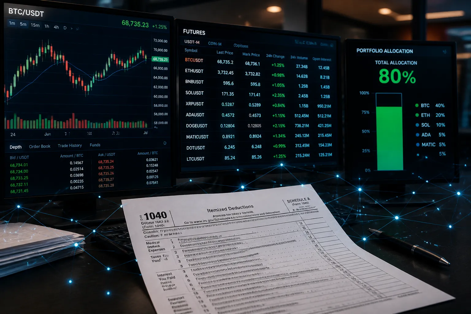 Indias Crypto Market Shifts 80% of Trading to Futures After 1% TDS on Spot Trades