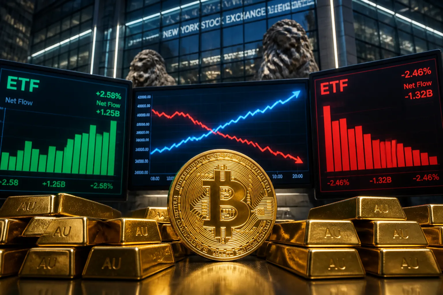 Bitcoin ETF Dynamics Mirror Gold ETF History, Analysts Note Decoupling from Tech Stocks