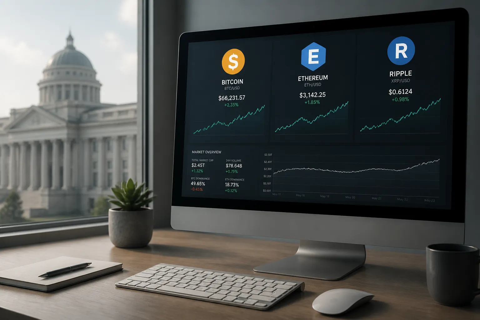Cryptocurrency Markets Hold Steady Ahead of Federal Reserve Decision