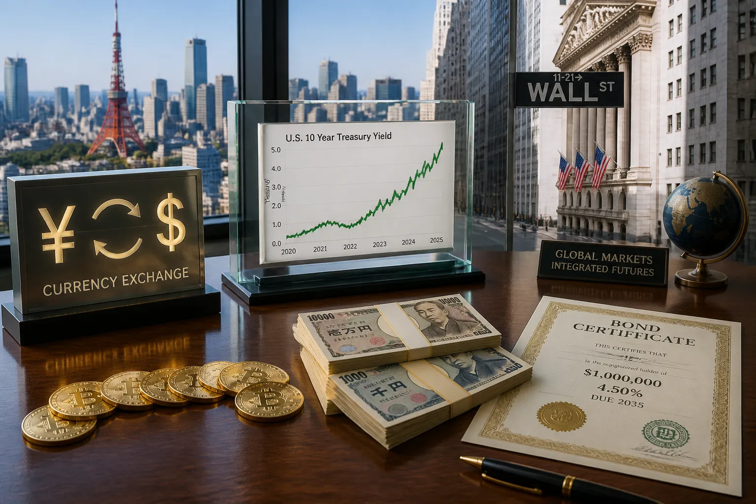 U.S.-Japan Yen Intervention Sparks Bitcoin-Yen Correlation Shift Amid Rising Japanese Bond Yields