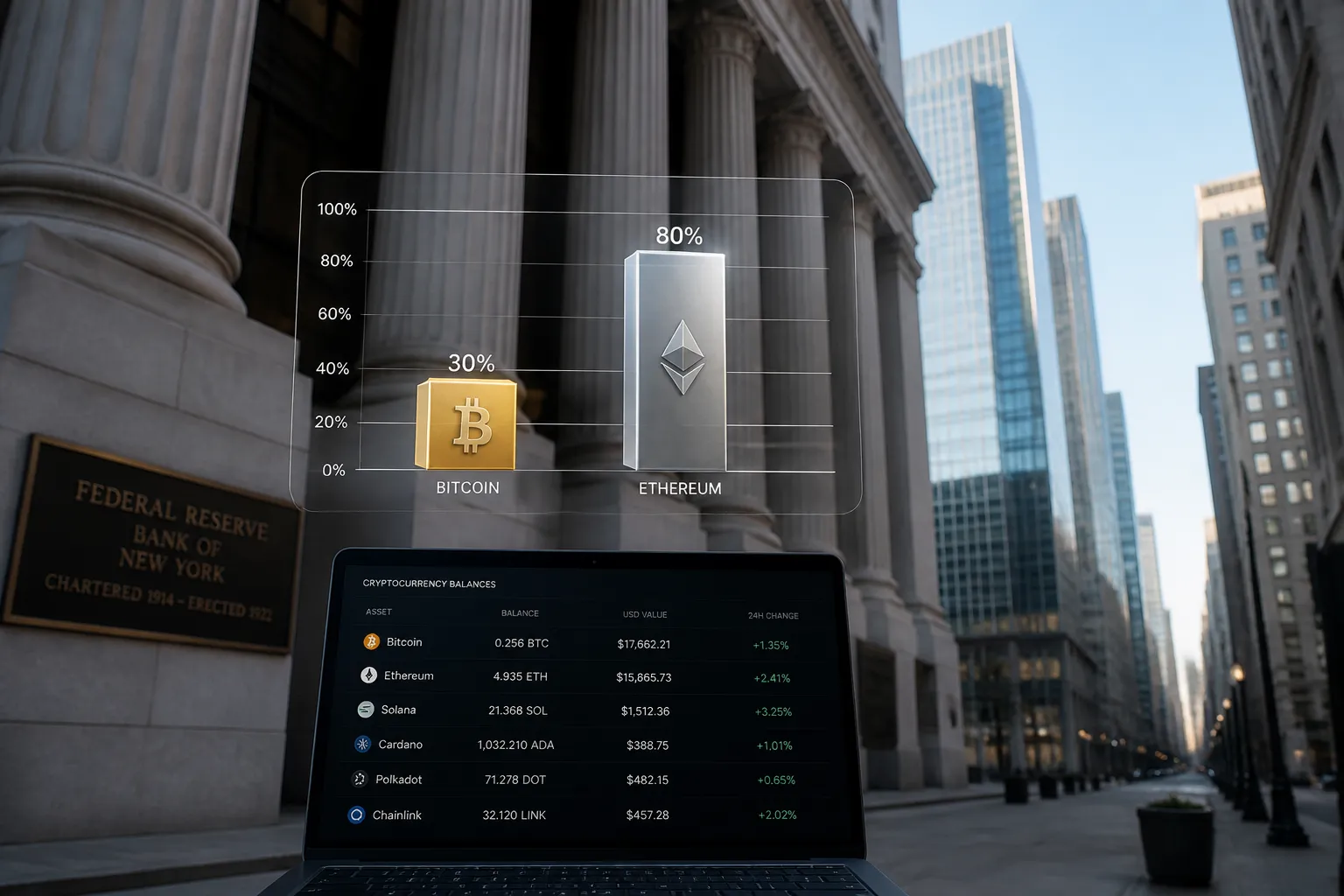 Intesa Sanpaolo Cuts BlackRock Bitcoin ETF Holdings by 94% and Triples Staked Ethereum Position