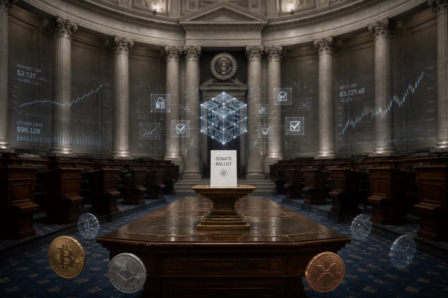 CLARITY Act Stalls as Senate Delays Ethics Vote, DeFi and Stablecoin Provisions Face Pushback