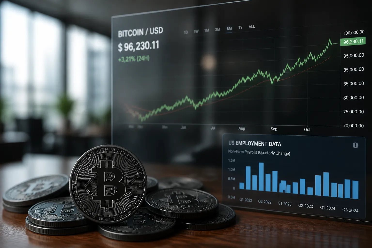 Bitcoin ETF Inflows Reach $853 Million as U.S. Jobs Report Fuels Market Rally, Wintermute Signals Caution