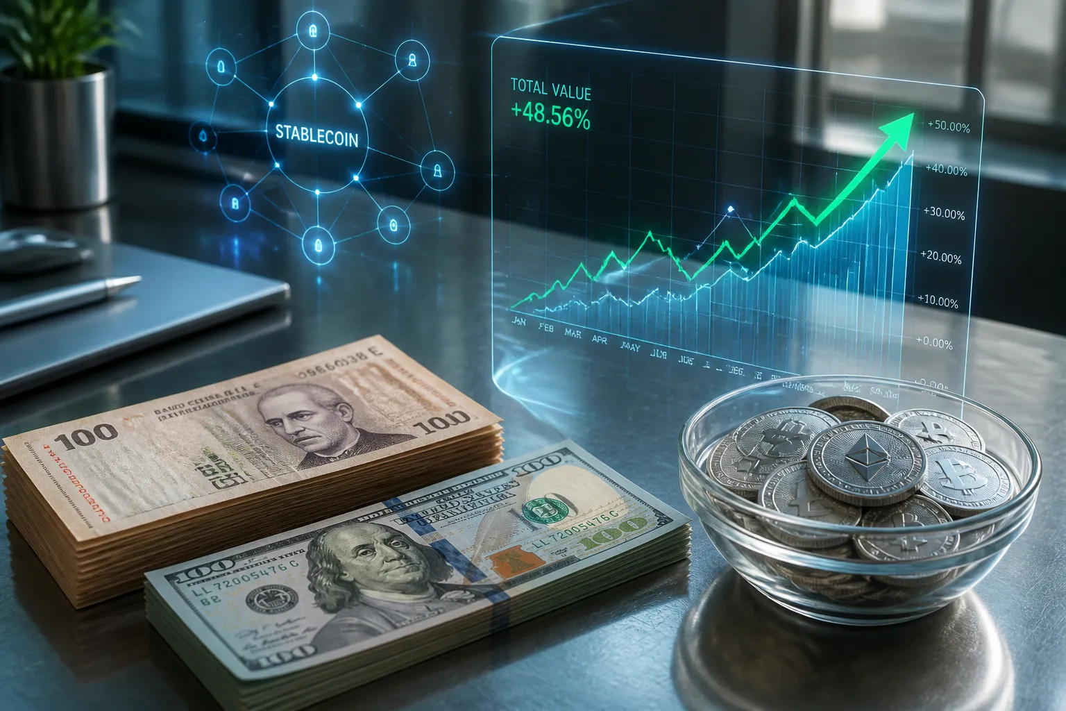 Argentinas Stablecoin Surge: 94% of Peso Crypto Trades Now Dollar-Backed