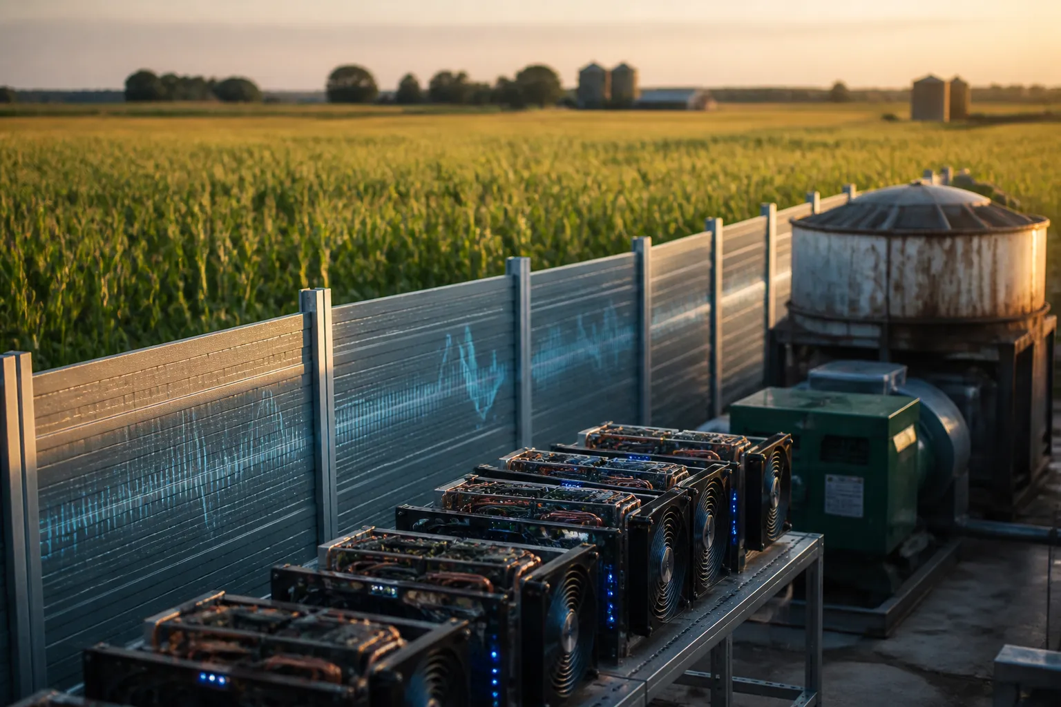 Iowa Bitcoin Mine Faces Noise-Related Rezoning Battle