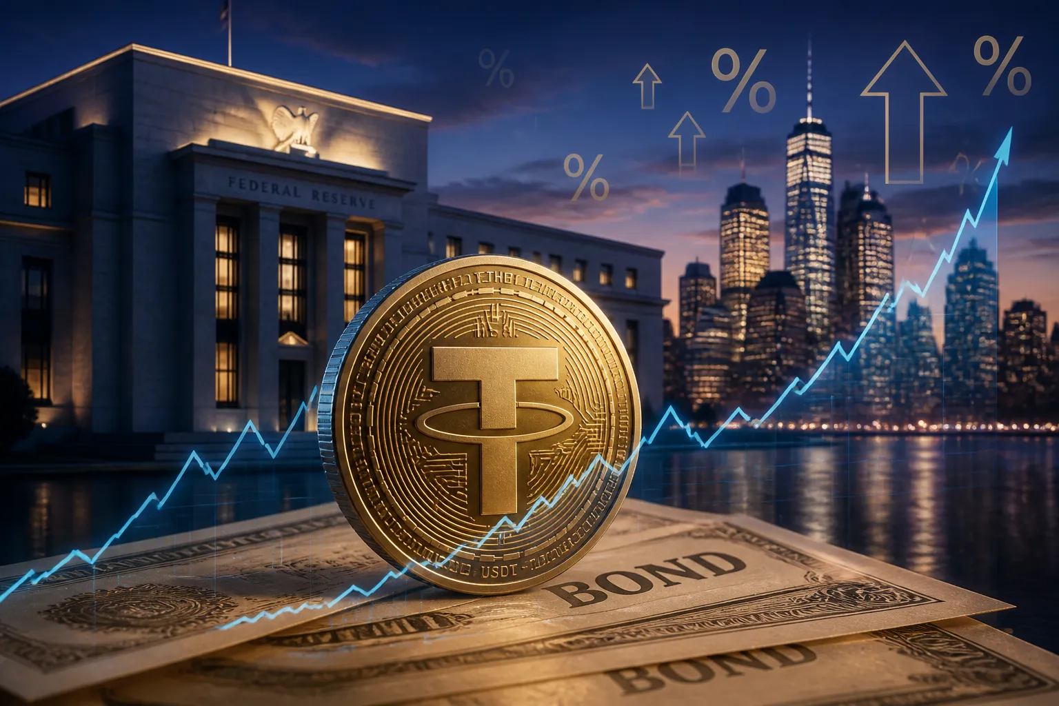 Bitcoin Holds at $76,500 as Bond Yields Rise and Fed Hike Expectations Mount