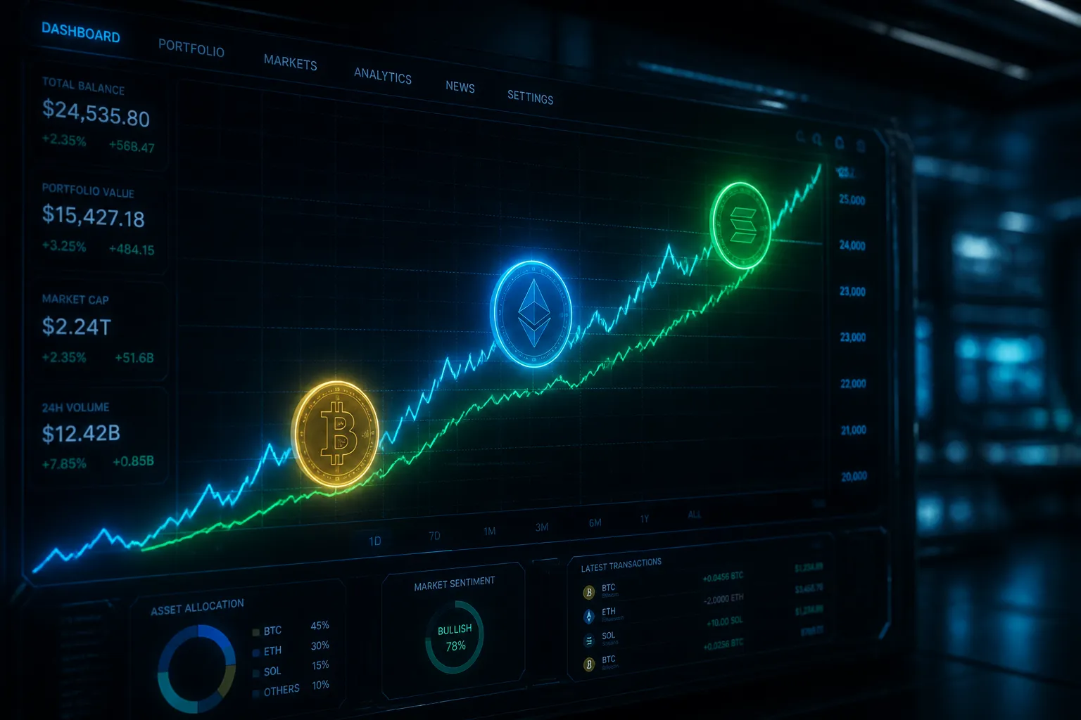 Bitcoin Climbs to $80,000, PONS, ARB, DASH Drive Altcoin Gains in Volatile Week